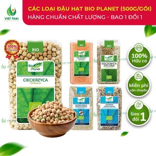 [MỚI VỀ] Đậu Hạt Hữu Cơ Bio Planet (Gói 500G) Organic 100% Phù Hợp Cho Trẻ Ăn Dặm Ăn Kiêng Nấu Sữa (Việt Thái Organic)