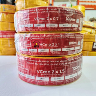 Dây điện đôi lioa 2x0.7 2x1 2x1.5 chính hãng dây mềm bền chắc