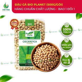 Đậu Gà Bio Planet 100% Hữu Cơ Gói 500G Nấu Soup Trộn Salad Bé Ăn Dặm Dinh Dưỡng Cho Cả Nhà (Việt Thái Organic)