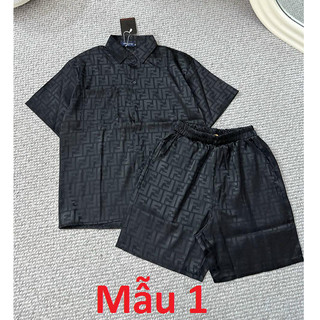 Bộ đồ mặc mùa hè chất lụa cực mát, bộ lụa cộc tay mặc hè phù hợp cả nam và nữ