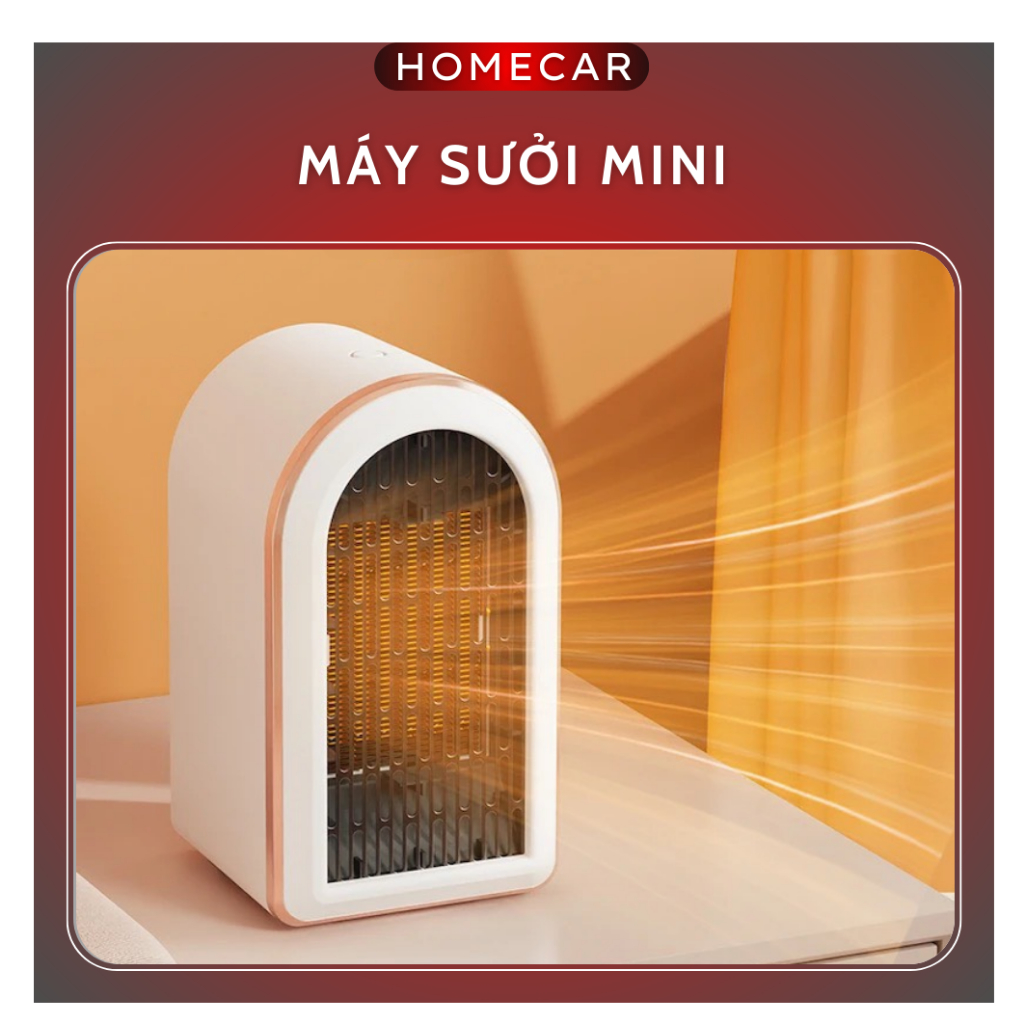 Máy sưởi ấm mini để bàn siêu tiết kiệm điện,siêu ấm nhanh,siêu an toàn Table top heater ML-9001 PTC 1200W