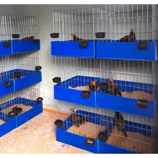 Lồng gà vuông 60cm 60x60x60 - Chuồng kẽm kim loại ráp sẵn nội thất cho thú cưng ngoài trời
