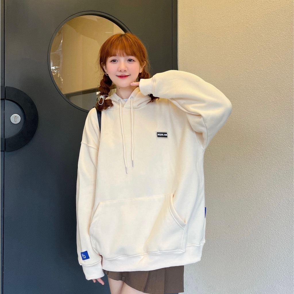 Áo hoodie nỉ bông cao cấp in team NQ30AM fom rộng nam nữ unisex. | BigBuy360 - bigbuy360.vn