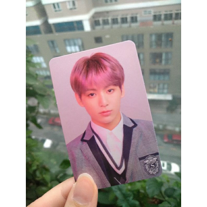 Card bo góc thẻ ảnh BTS JUNGKOOK học sinh Love yourself Answer chính hãng [ĐỌC KĨ MÔ TẢ]