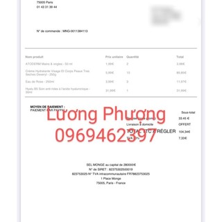 (Hàng ✈️✈️✈️, đủ bill, date 2027) TONER LAINO ROSE 250ml - Pháp1