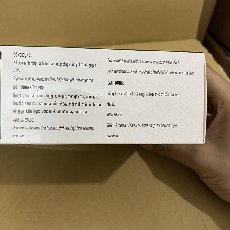 Viên Uống GIẢI ĐỘC GAN HEVONIA SILYMARIN QCTW3 Promarin Liver Detox Gold Hộp 60 viên ( 12 vỉ x 5 viên ) giúp bảo vệ gan