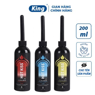 Gel bôi trơn hậu môn HDT KISS 200ml, gel bôi trơn hậu môn tăng khoái cảm khi quan hệ dành cho Gay, LGBT