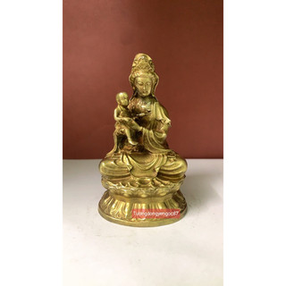 Tượng đồng phật bà quan âm tống tử