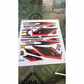 tem rời AB 2019 đỏ dán xe đen