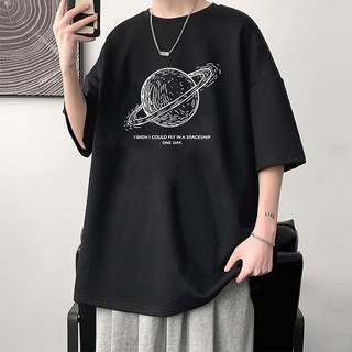Áo thun nam nữ form rộng hành tinh trắng đen áo unisex đẹp