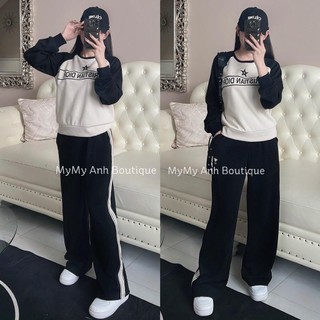 Set bộ nỉ nữ, đồ thu đông hàng xuất dư cao cấp. Bộ nỉ thu đông dày dặn siêu hot trend 2023