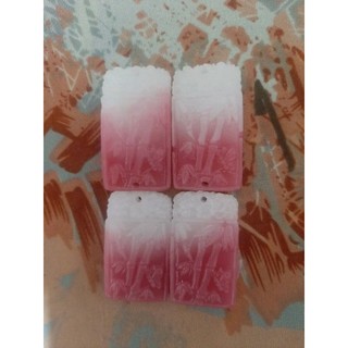 Mặt Ngọc Bội Cổ Trang Hình Chữ Nhật