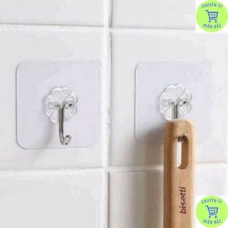 10 Móc dán tường siêu dính chịu lực siêu khủng - 10Móc treo tường silicon trong suốt