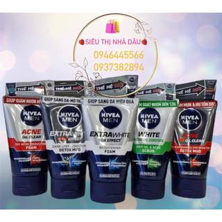 Sữa rửa mặt Nivea men 100g