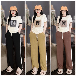  Set bộ dài chất tăm hàn siêu đẹp - N xuông
