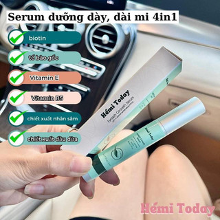 Tinh chất dưỡng mi hemi today, giúp mi mọc dài dày tự nhiên, phục hồi và ngăn ngừa rụng mi