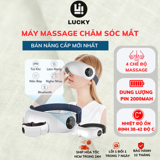 Máy Massage Mắt Thông Minh DELADEP, Mát Xa Thư Giãn, Xoa Bóp Vùng Thái Dương, Chăm Sóc Mắt Với 4 Chế Độ Tự Chọn