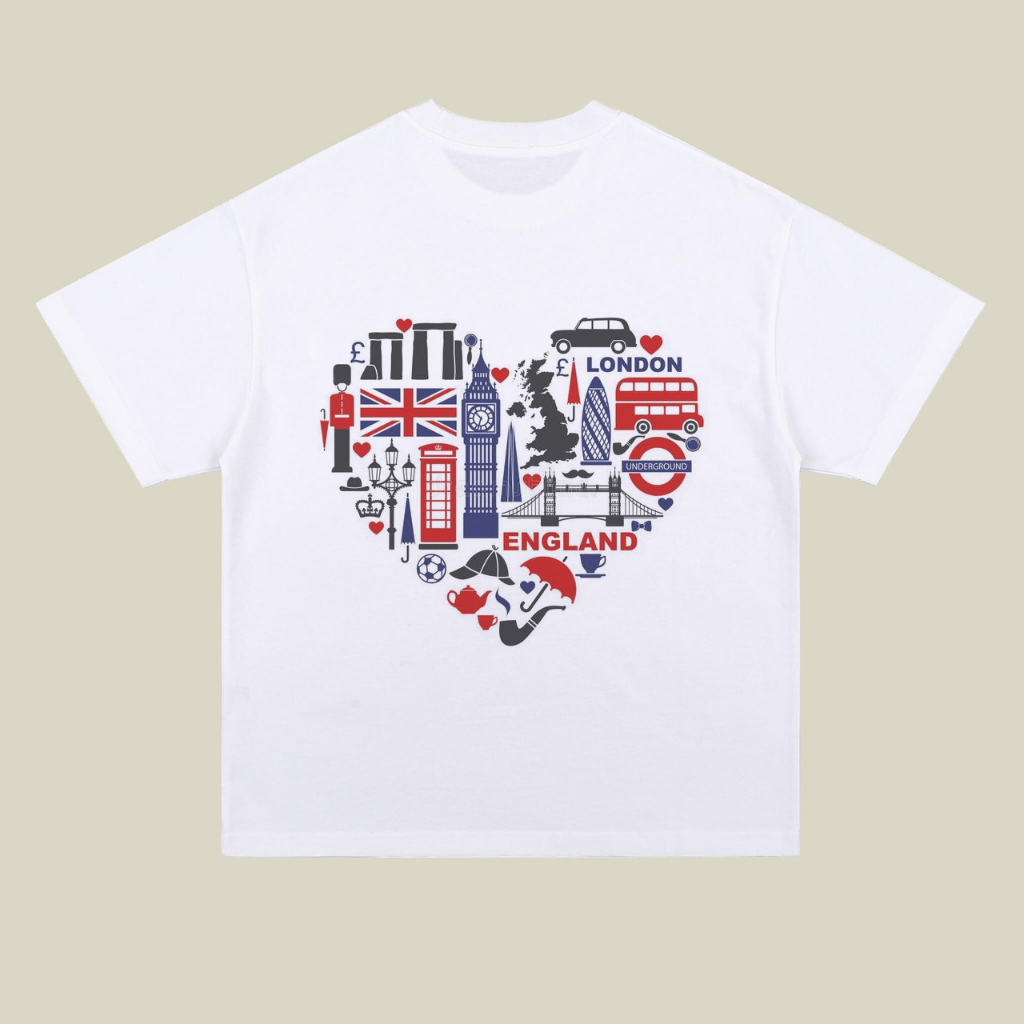 Áo Thun Unisex Du lich HeLLo LonDon