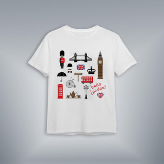 Áo Thun Unisex Du lich HeLLo LonDon