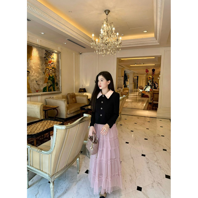 Kitty Long Skirt- Chân váy voan  tiểu thơ DTM