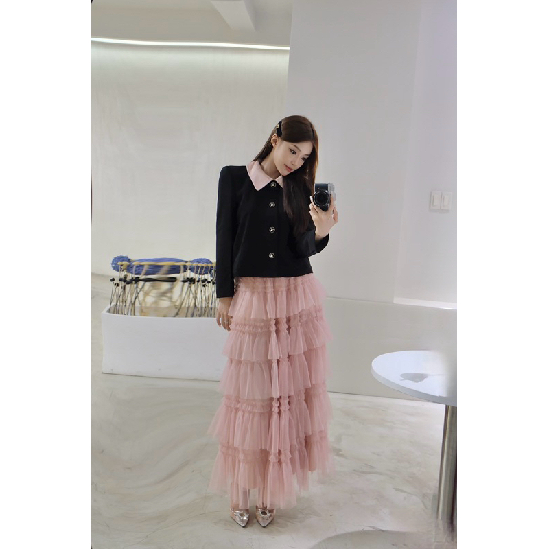 Kitty Long Skirt- Chân váy voan  tiểu thơ DTM