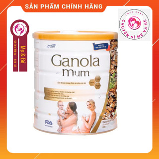 Sữa hạt bầu ganola mum lon 650g - dinh dưỡng từ hạt ganola mum bổ sung toàn diện cho mẹ bầu, lợi sữa cho mẹ bédinh dưỡng