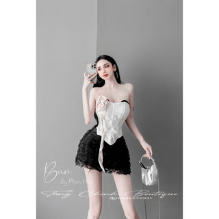 🌸 Set taffa cúp ngực, Gọng cuốn hoa (ảnh thật cận chất) 🌸
