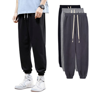 40-105kg Quần Jogger Lai Thun Nam Nữ Sói Bigsize lưng thun