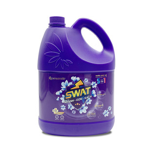 Nước giặt xả 5 in 1 SWAT CAN 3.8kg MÀU TÍM