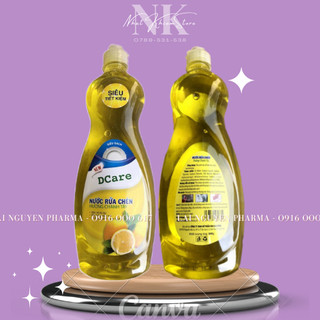 Nước rửa chén hương chanh Dcare 800ml
