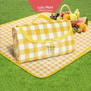 Thảm Dã Ngoại Picnic Hoạ Tiết, Thích Hợp Đi Du Lịch, Đi Phượt Chụp Ảnh, Bạt Trải Cắm Trại Gấp Gọn - Lutu Mart