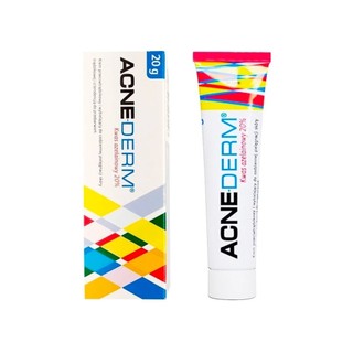 Kem bôi giảm mụn acnederm 20% azelaic acid tuýp 20g