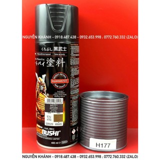H177-Sơn samurai màu bạc vostok