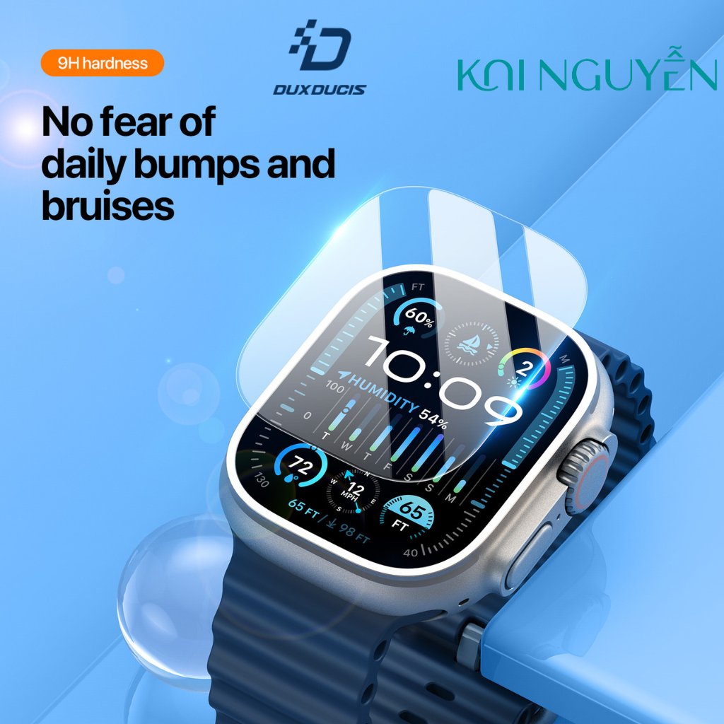 Dán Cường Lực Dux Ducis Dành Cho Apple Watch Ultra 2 / Ultra, Eapa Series Tempered Glass Screen kèm 