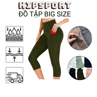 (Có bigsize 90kg )Legging 9 tấc bigsize tập gym yoga 9 màu đến 90kg