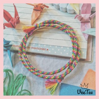 Vòng Tay Cầu Vồng Kumihimo Rainbow - Made By VeeTee