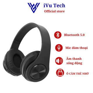 Tai Nghe Bluetooth Chụp Tai B39 Có Micro Chơi Game - Tai Nghe Không Dây Gaming Âm Thanh Sống Động Pin Trâu iVu Tech