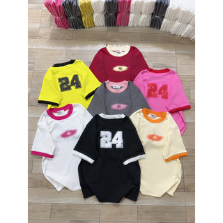 Áo thun baby tee in nổi AE 24 vải borip co giãn 4 chiều freesize <55kg