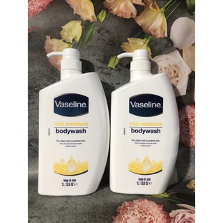 Sữa Tắm Dưỡng Ẩm Trắng Sáng Vaseline Total Moisture 1L