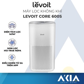Máy lọc không khí Levoit Core 600s 147m2, Công nghệ Air Turbo, lọc bụi, lông thú, tóc, khử mùi, điều khiển trên APP