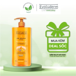 Gel tắm Evoluderm Gel Douche Soyeux Huile Précieuse 1000ml-15258