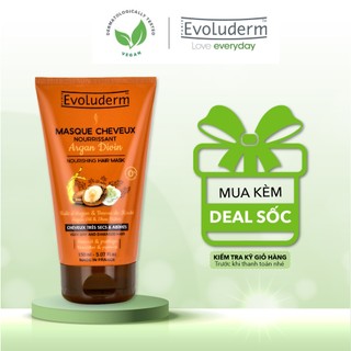 Kem ủ dành cho tóc rất khô và bị hư tổn Evoluderm Masque Cheveux Nourrissant Argan Divin 150ml