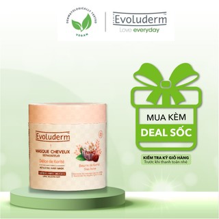 Kem ủ dành cho tóc dài và yếu dễ gãy rụng Evoluderm Masque Cheveux Réparateur Délice de Karité 500ml