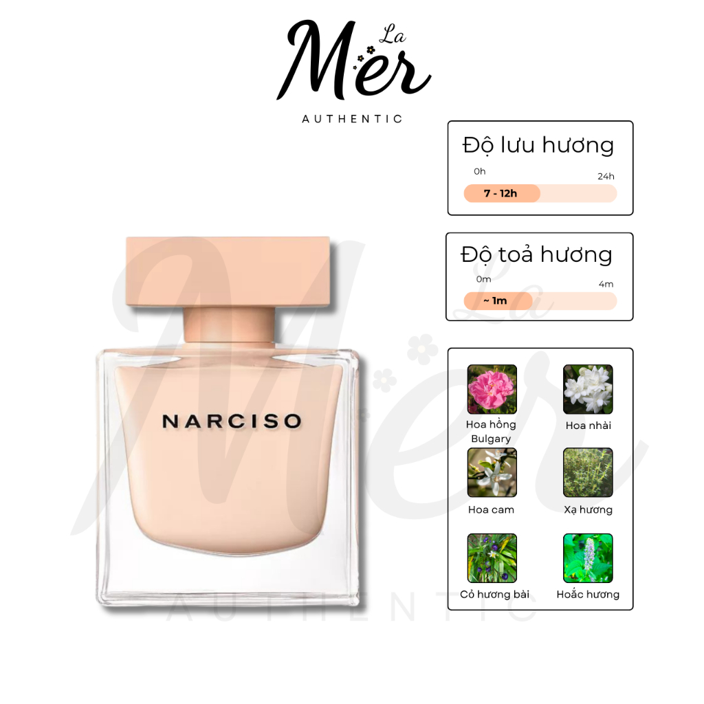 Nước Hoa Nữ Narciso Poudree chai chiết 10ml | Cam kết chính hãng