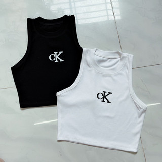 Áo ba lỗ croptop in chữ xiii kai