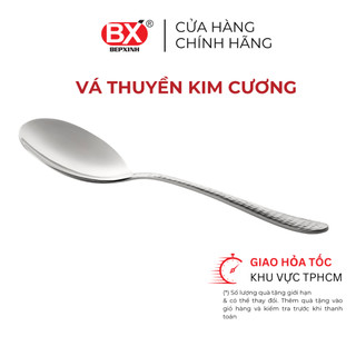 Vá Thuyền Bếp Xinh, inox cao cấp 304, họa tiết kim cương sang trọng, 1 cái, SHINE
