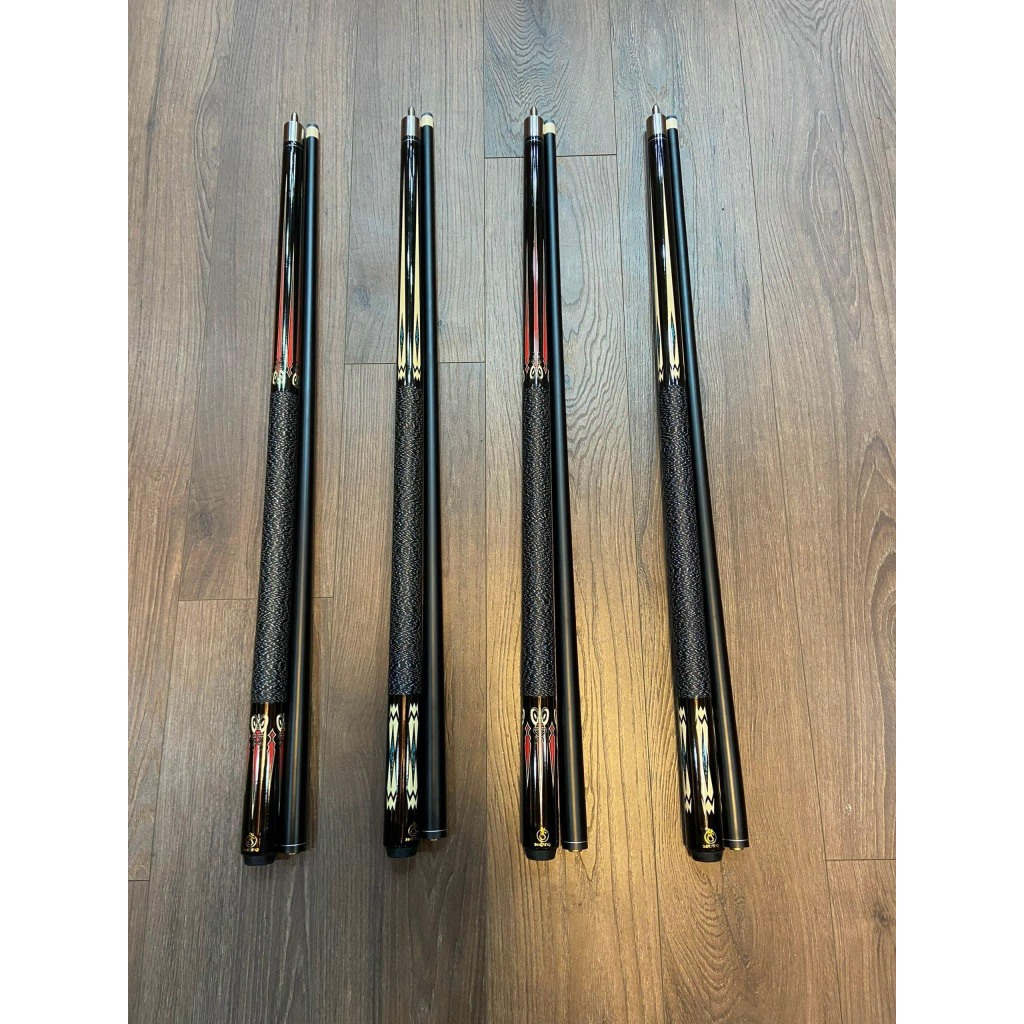 Cơ Bida Phủ Carbon Giá Rẻ - Gậy Bi A Cá Nhân Tập Chơi Tiêu Chuẩn