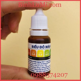 Lọ dung dịch quỳ thử độ PH của nước thử nước kiềm