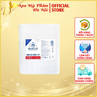 Bông Bạch Tuyết Rửa Mặt, Tẩy Trang Bạch Tuyết Cắt Sẵn Bịch