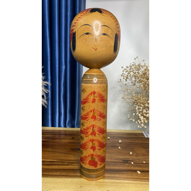 AIN 032 KOKESHI BÚP BÊ GỖ NHẬT BẢN 46x13